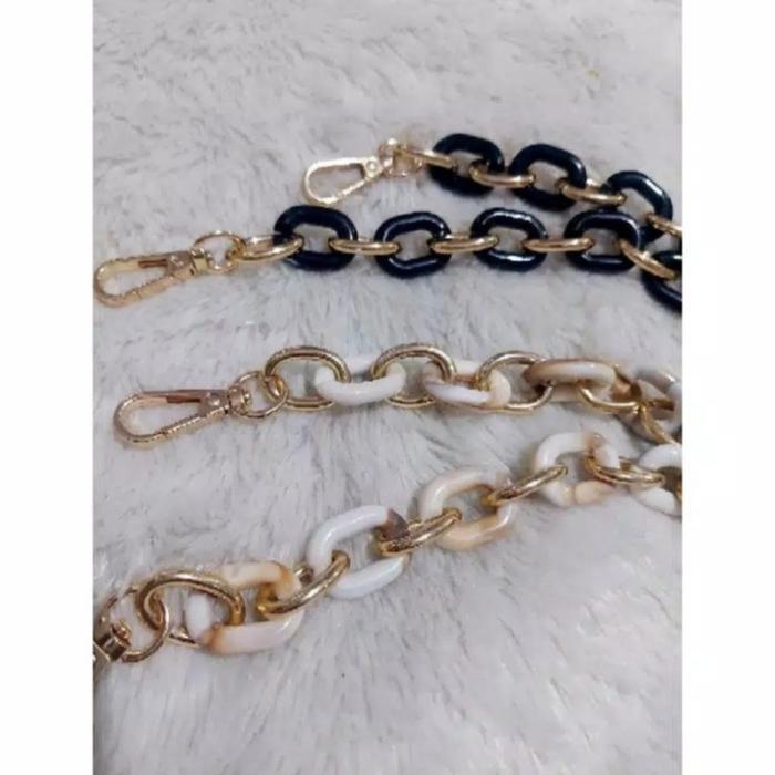 NEW Tali tas rantai Acrylic bag dompet cocok untuk kondangan pesta import