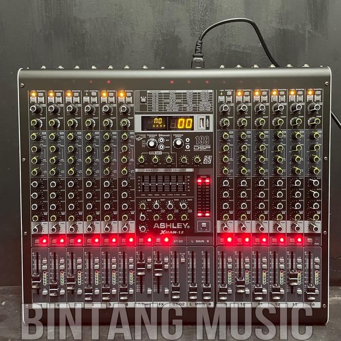 ￼mixer audio 12 channel ashley xman12 original xman 12