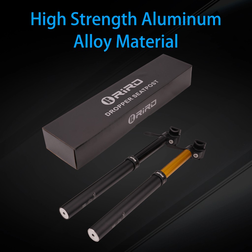 Bicycle Dropper Seatpost 27.2/30.9/31.6mm 100/125mm Travel Hydraulic Manual Height Adjustable MTB