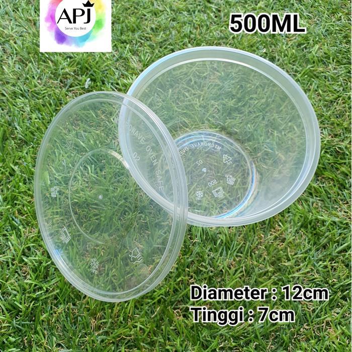 Thinwall Cup 500ml Thinwall Bowl 500ml Mangkok Plastik Anti Tumpah