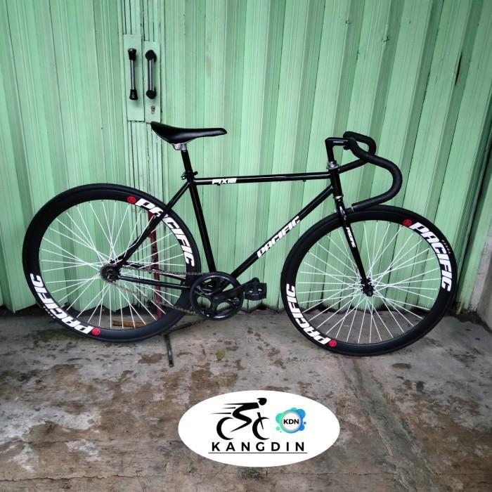 Sepeda Fixie 700c Frame Pacific Dan Lokal Rem terpedo