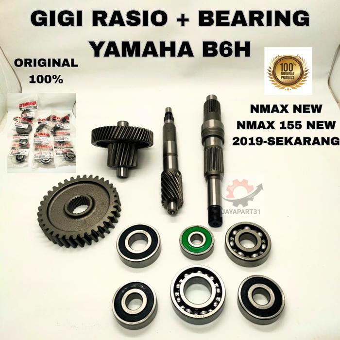 PAKET GIGI RASIO BEARING B6H NMAX NEW / GEAR RASIO NMAX NEW 2019-SEKARANG