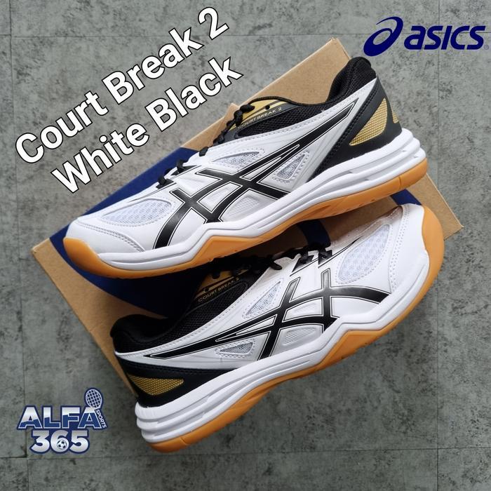 READY Sepatu Badminton / Voli Asics Court Break 2 Volly Volley Indoor Shoes