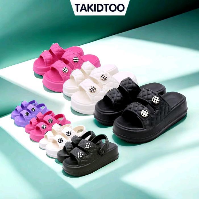 Carvil Kiddo Shoes - New Sandal Selop Anak Perempuan Sandal Anak Cewek Casual Slip On Pareasi