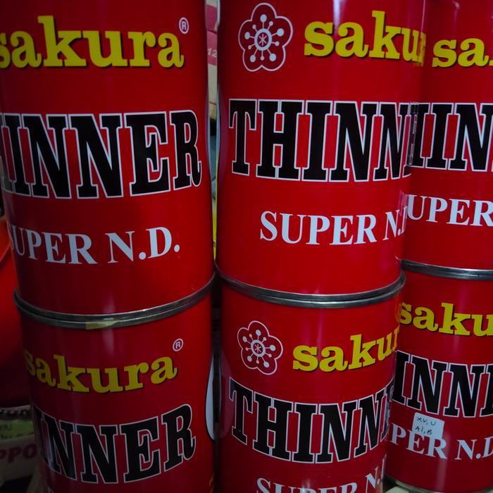 Thinner Super Nd Sakura 0,7 Liter Gosend Only Harga Perkaleng