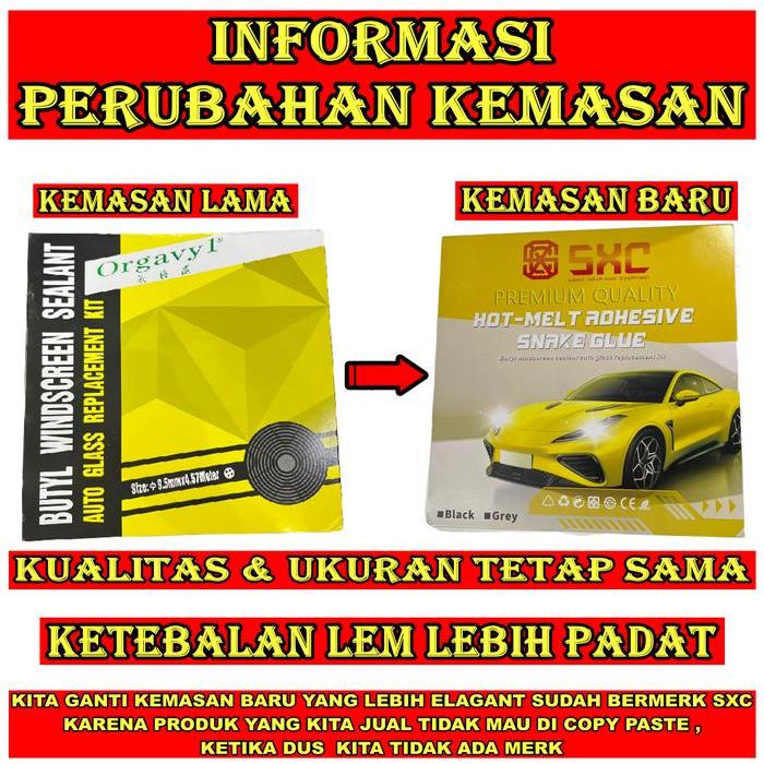 LEM HEADLAMP MOBIL MOTOR Lem SNAKE Glue LEM Mobil Original OEM Orgavyl untuk Retrofit Bi-Xenon Hid