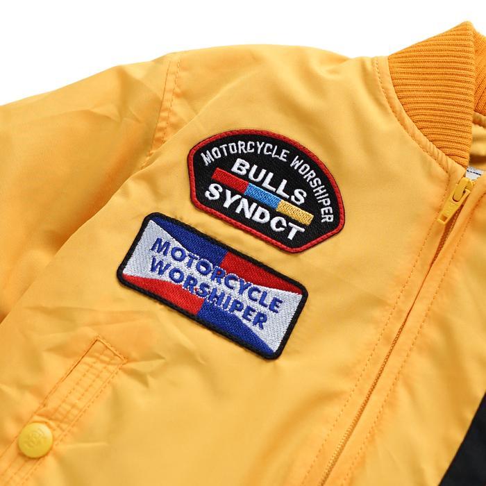 SIAPKIRIM BULLS SYNDICATE JUNIOR JACKET Rogers Yellow Canvas Jaket Pria Ready stok