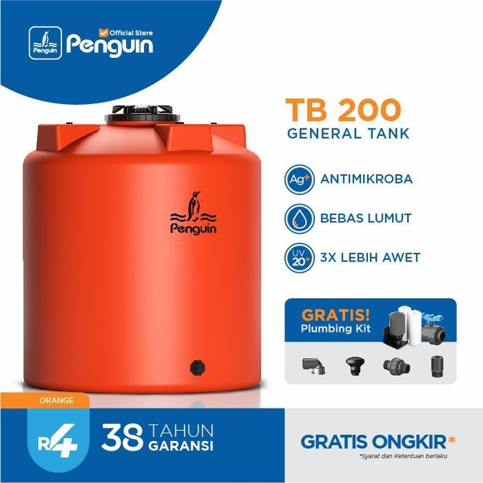 Toren Tangki Air Penguin 2000L TB200 - Orange