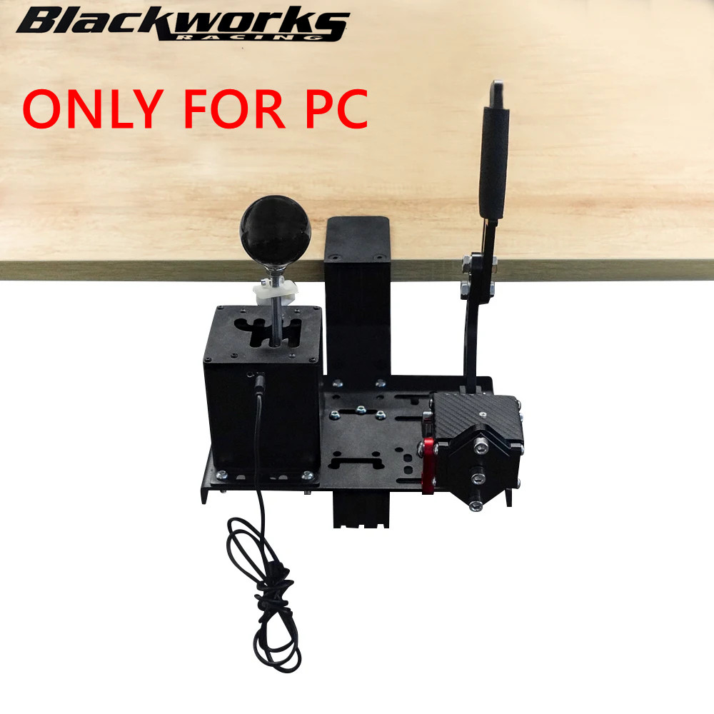 Universal Desk Mount For PC USB Sim Racing Games Handbrake/Sequential Shifter H Gear Shift/Hall