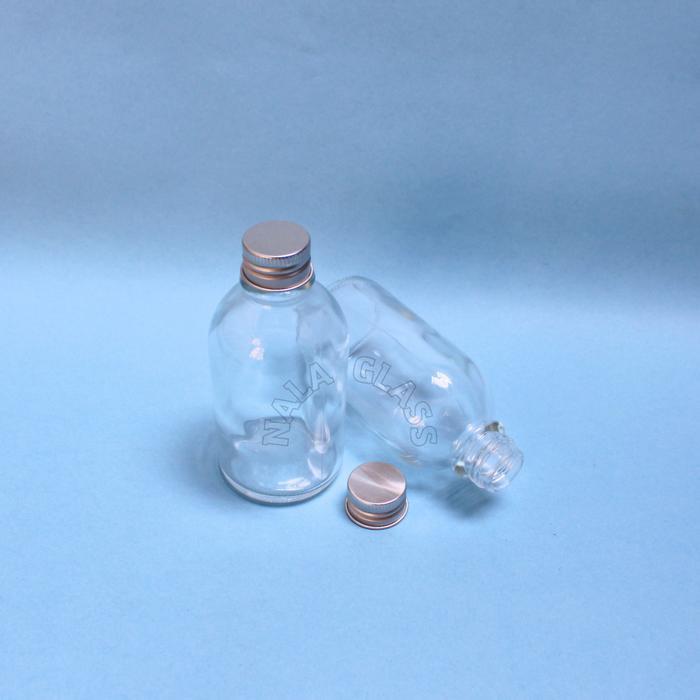 "New" BKC150 botol kaca 150ml bulat / botol juice / botol kopi / botol susu