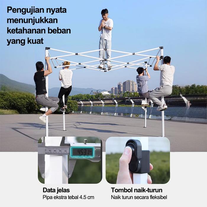 Tenda Bazar Tenda Lipat 2X3 3X4 Tenda Gazebo Tenda Dagang Otomatis