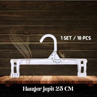 ( 10 PCS ) HANGER JEPIT CELANA ANAK 25 CM / JEPIT KERUDUNG 25 CM