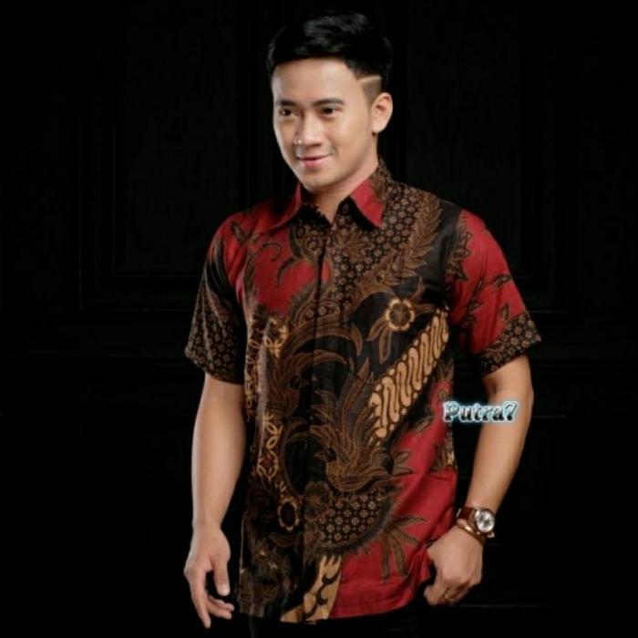 TERLARIS Batik Kurnia - Hem Batik Pria Katun Pekalongan 556