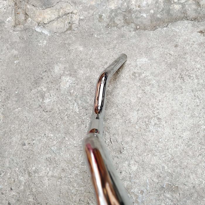 Stang Handlebar Risebar Steel Vintage Chrome Panjang 580 Mm Standar 25.4 Mm Federal Commuter Sepeda