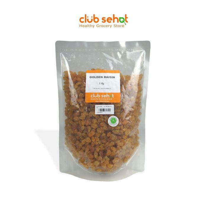 Club Sehat Golden Raisin 1Kg Kismis Kering