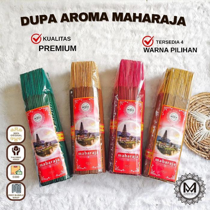 Dupa Maharaja Premium / Abu Tidak Panas / Menyala 2 Jam / Dupa Pengharum Ruangan / Aromaterapi /