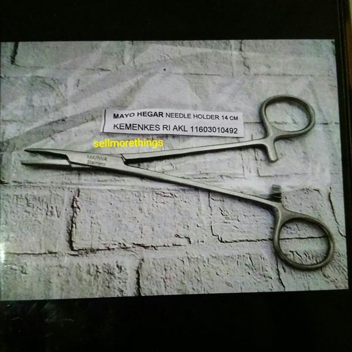 Gunting Mayo Hegar Needle Holder / Nalvuder 14 Cm