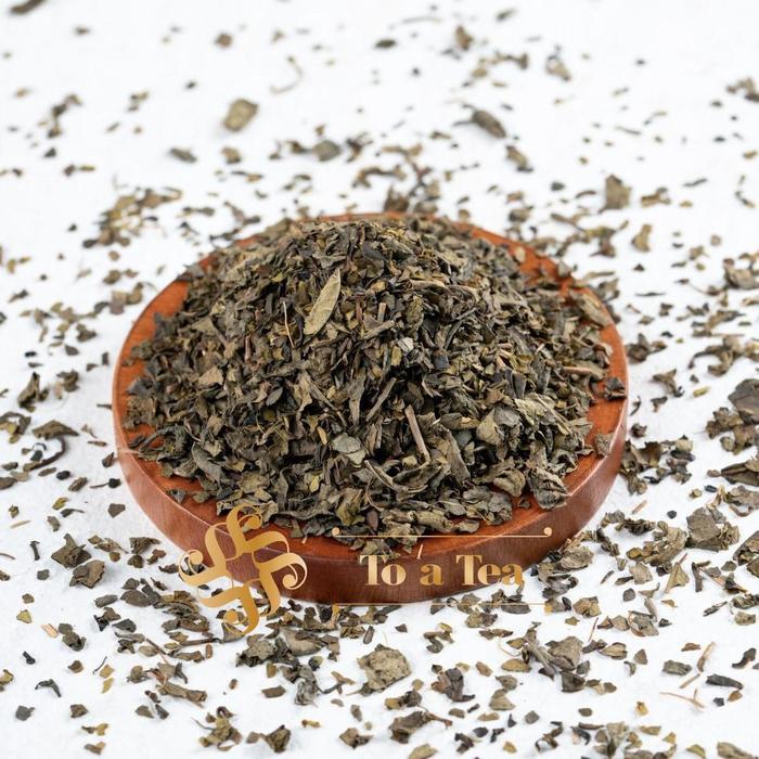 Sedia Daun Teh Hijau Leci Rasa Buah Leci 1kg - Teh Hijau Bera Buah Leci Tinggi Kualitas - Gula