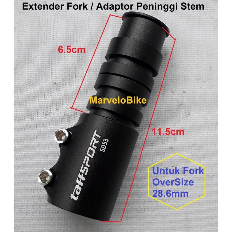 Murah Extender Fork Adaptor Peninggi Stem Sepeda MTB Federal BMX Alloy Non COD