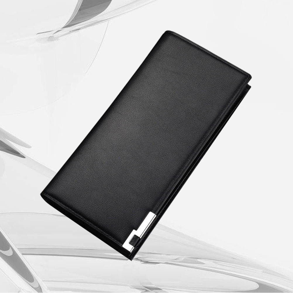 Long Premium Large Men Capacity For Cards Cash Practical Wallet Long Man Wallet Men Gift Black