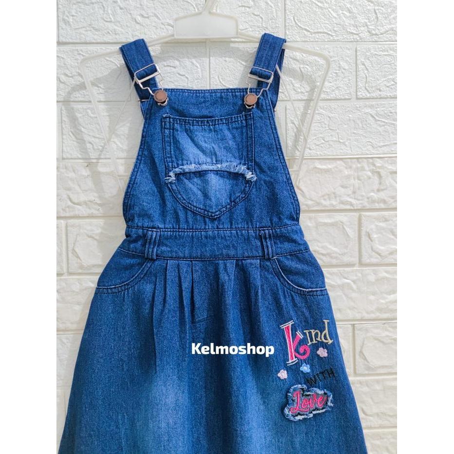 rkpj/wearpack/overall/jumsuit/rok kodok panjang jeans anak perempuan berkualitas/jeans anak/baju
