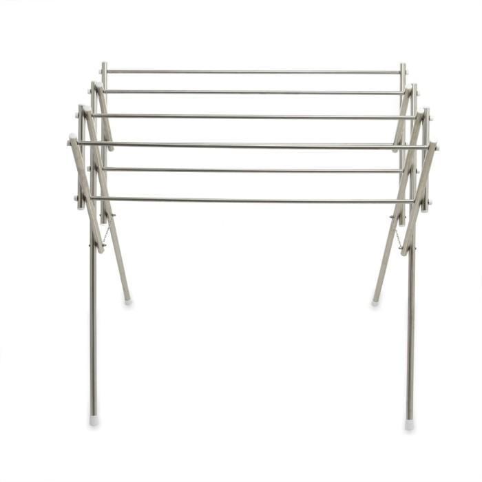 Jemuran Pakaian Lipat Kecil - Krom