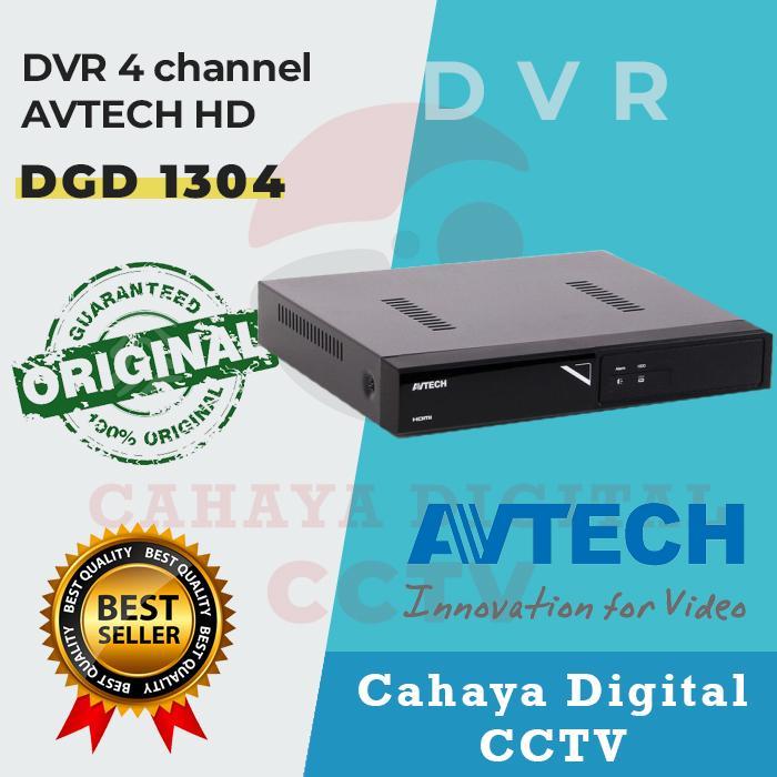 Dvr 4 Channel Avtech Hd Dgd 1304