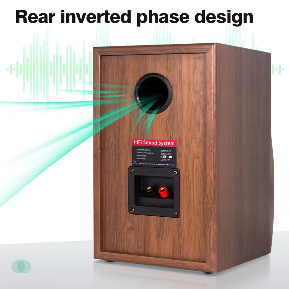 Passive Bookshelf Speakers 3D Surround Sound Dolby Digital Virtual Surround Sound Wired Subwoofer