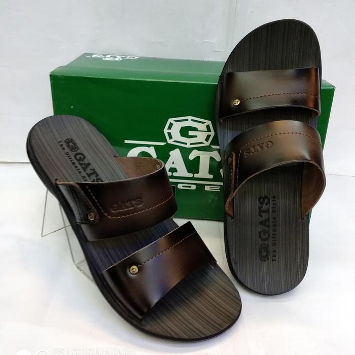 sandal kulit asli Gats SR-002 Sendal pria original Shoes