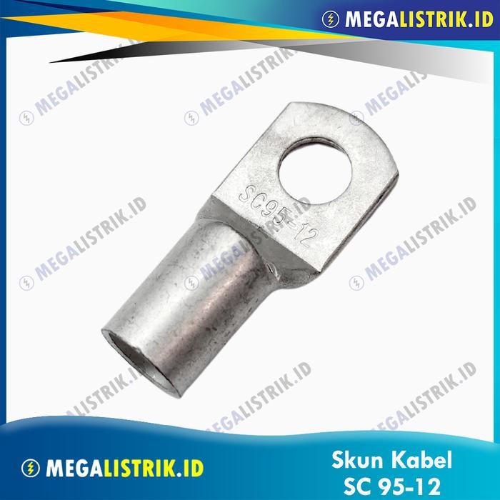 Skun Kabel SC 95-12 mm / Cable Lug 95mm / Terminal Konektor Kabel Scun Tembaga SC95