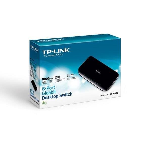Switch Gigabit Tp Link 8 Port Gigabit Switch (Tl-Sg1008D)