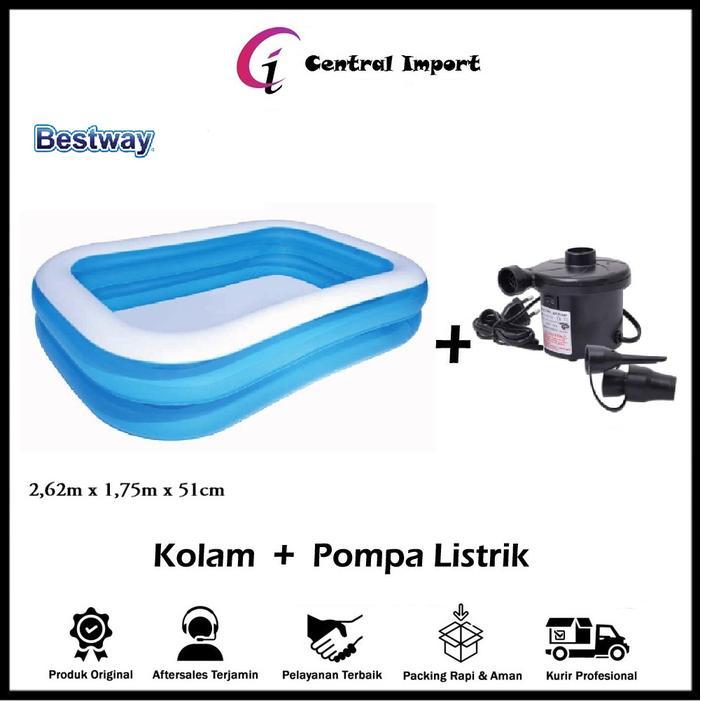 Bestway Kolam Renang Anak Besar - Kolam Anak Mandi Bola- Bestway 54006
