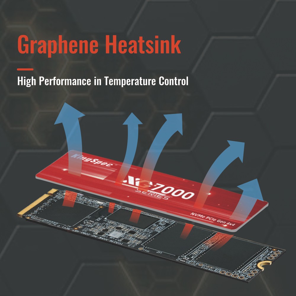 KingSpec M2 PCIe 4.0 SSD 4TB 512gb 1TB 2TB M.2 SSD PCIe4.0 NVME Solid State Drive 2T Internal Hard