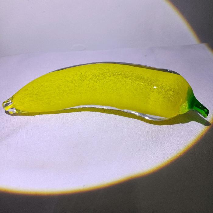 buah pisang kristal bohemia pajangan h67