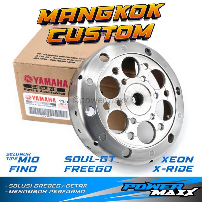 Mangkok Ganda Xride Fino Soul Gt Xeon Freego 115 125 Custom Ori Kartel Bubut Racing Modifikasi