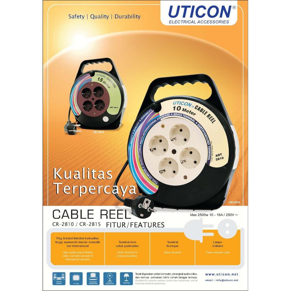 UTICON KABEL ROLL 10 METER TERMINAL LISTRIK ROLL KABEL CR-2810 ORIGINAL QUALITY