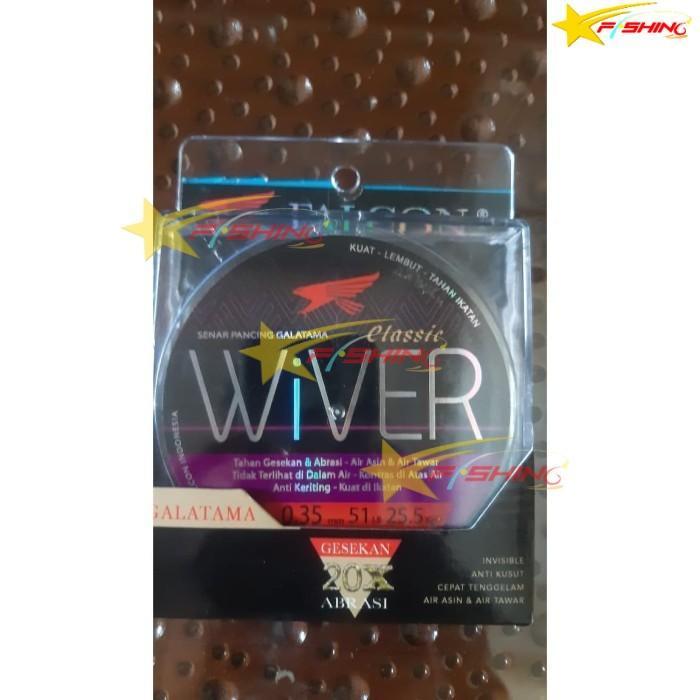 Senar Benang Tali Pancing Falcon WIVER 150 Meter / GALATAMA Kuat Terla Umpan