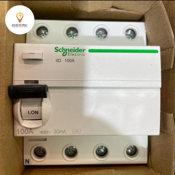 Elcb Rccb Iid 100A 30Ma 4Pole Schneider