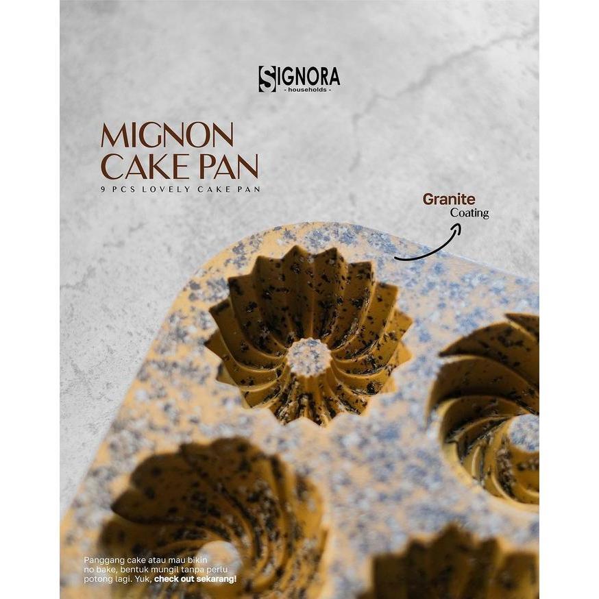 Signora Loyang Mignon Cake / Mignone Cake pan Signora / Loyang Sultan