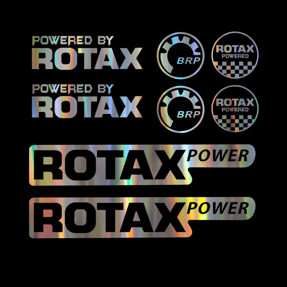 for ROTAX POWERED BOMBARDIER seadoo jetski quad kart stickers decals