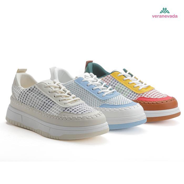Aerostreet.Shoes - Vn Sepatu Jihyo Cewek Sneakers Wanita Sport Shoes Casual Olahraga Kasual Vn1266