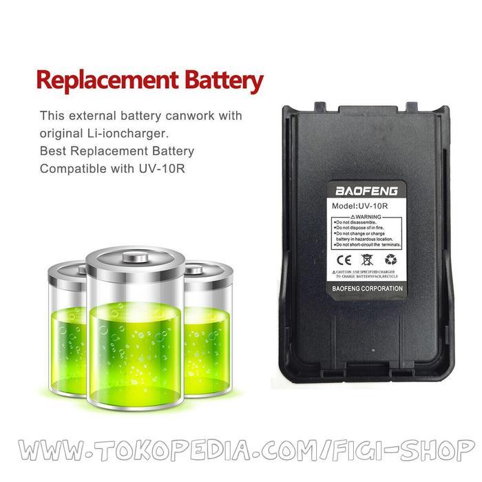 POFUNG BATERAI WALKIE TALKIE UV-10R 2800 MAH