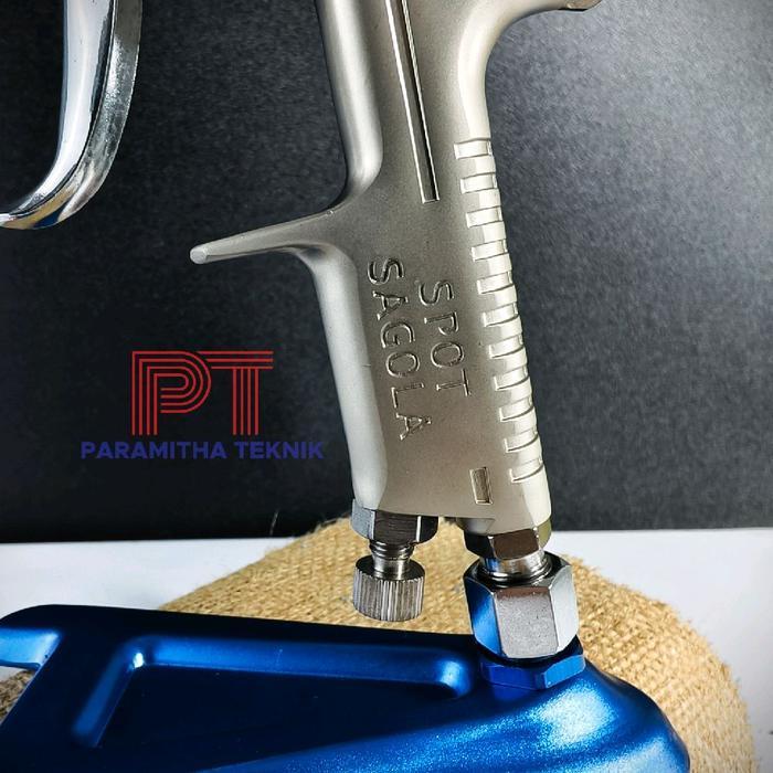 SPOT Sagola Spraygun F100G Tabung Atas Tekanan Tinggi 400 ml Alat Semprotan Cat High Pressure 43-55