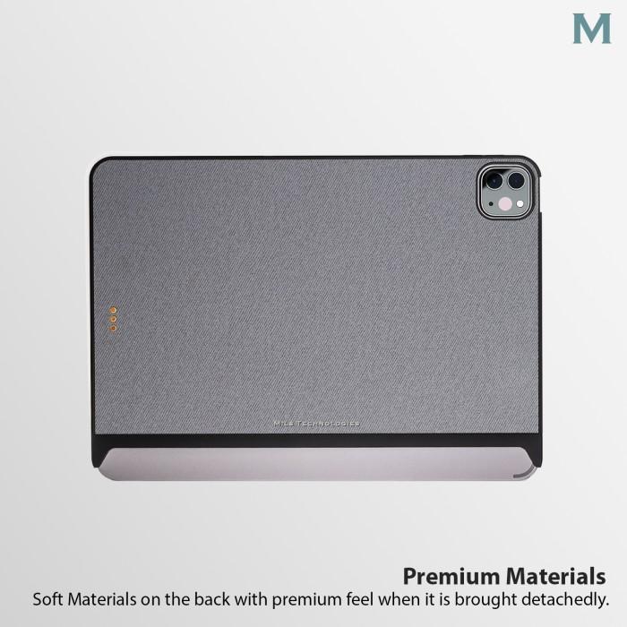 MILS 3 PIN CASE / BACK COVER / CASING FOR MAGIC KEYBOARD SMART FOLIO KEYBOARD FLOATING KEYBOARD IPAD