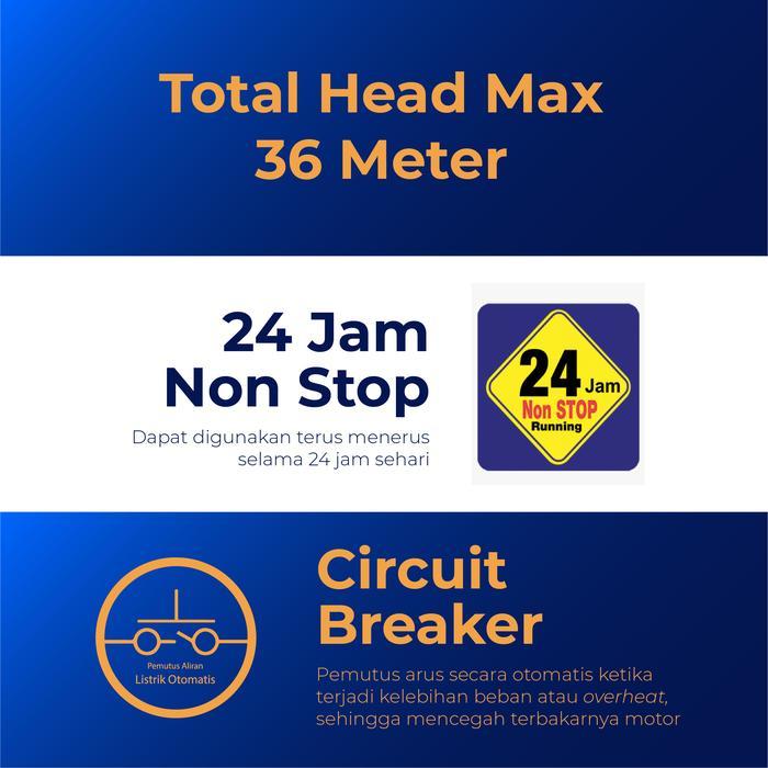 Pompa Air Shimizu PS226BIT / PS-226BIT / PS 226 BIT 200 watt