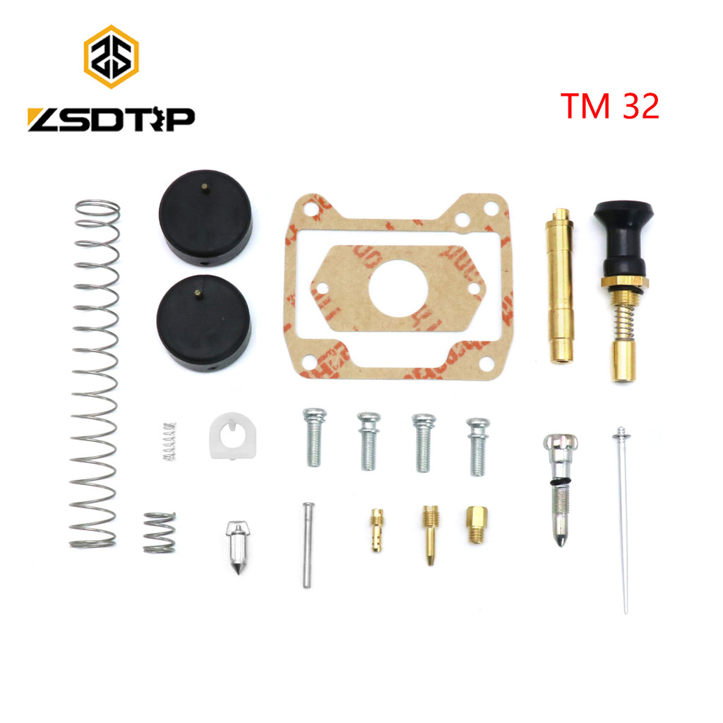 ZSDTRP Motorcycle Carburetor Repair Kit For Mikun TM32 Carburetor Repair Rebuild Kit Float Gasket Je