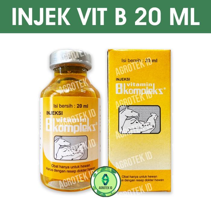 INJEKVIT B Kompleks 20 ml Vitamin Hewan Ternak