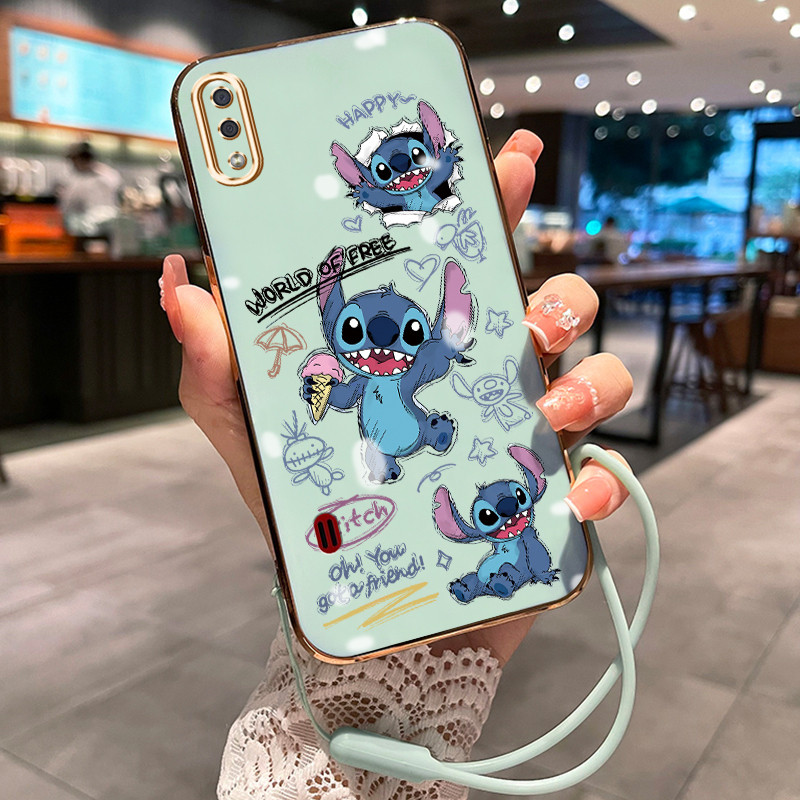 Casing Hp Untuk Samsung Galaxy A01 M01 Core A01 Core Case Casing Anime yang lucu pola plating shell 