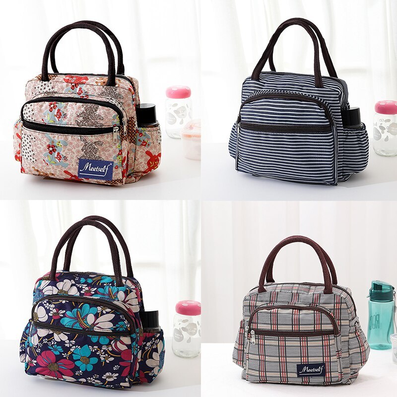 Tas Jinjing Kanvas Tas Bento Tebal Tas Ibu Tas Kain Kecil Tas Tangan Tas Ibu Tas Makan Siang