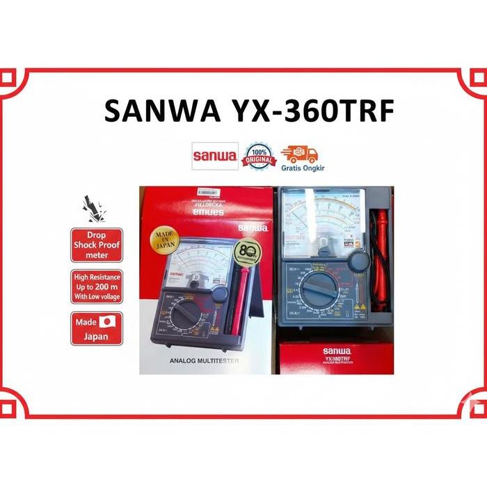 Multi Tester Sanwa Analog Yx360Trf Avometer
